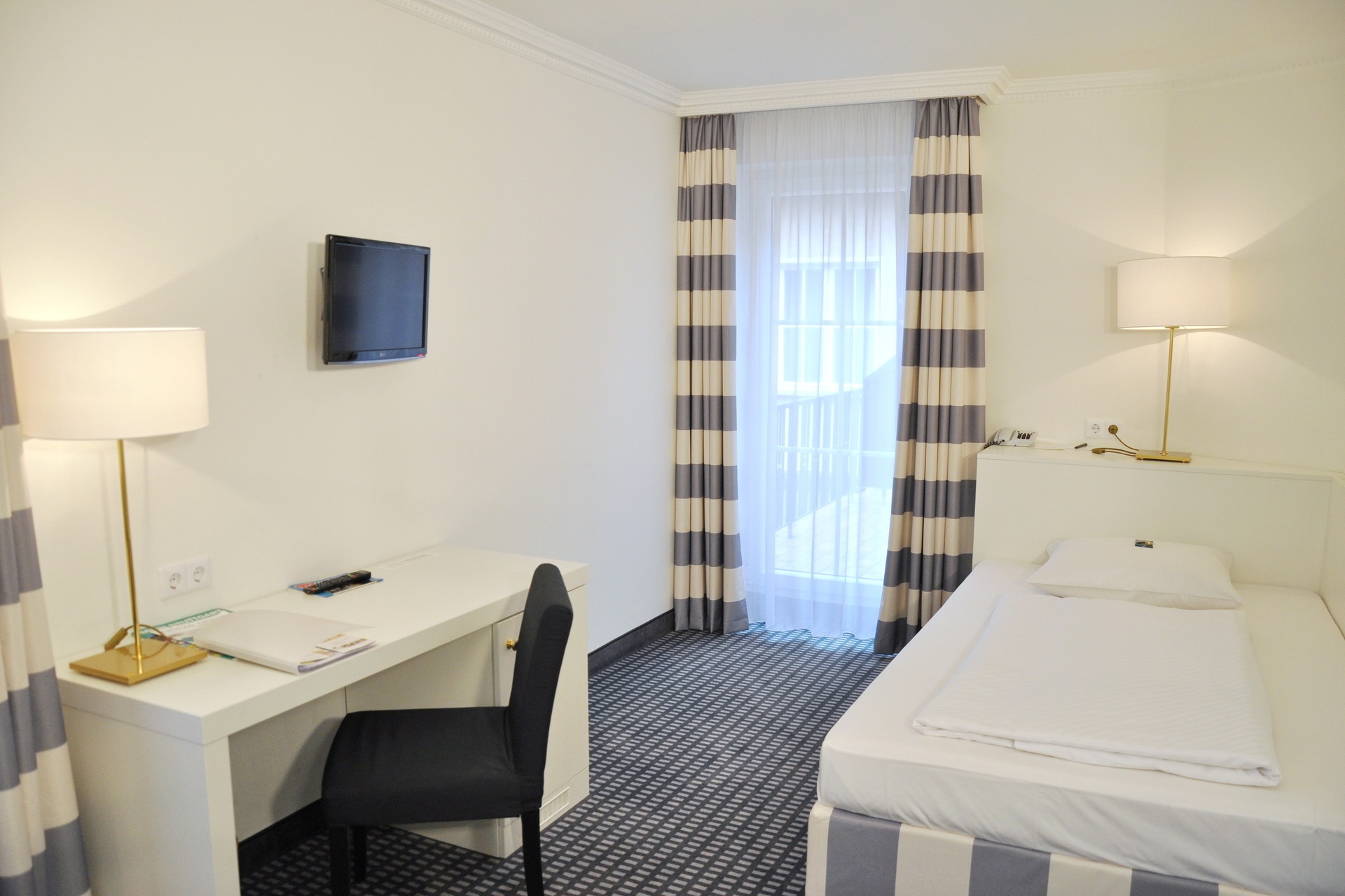 Economy- Einzelzimmer im relexa Waldhotel Stuttgart